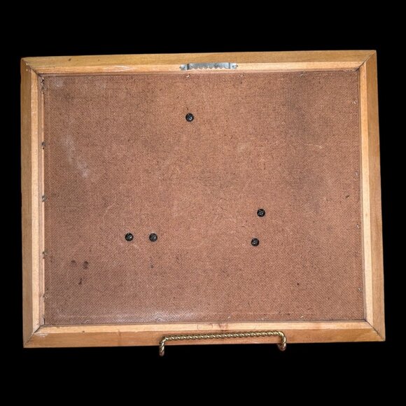 Retro John Louw 3D Copper Bronze Gold Flying Seagulls Sea Side Wall Art Framed - Picture 7 of 10